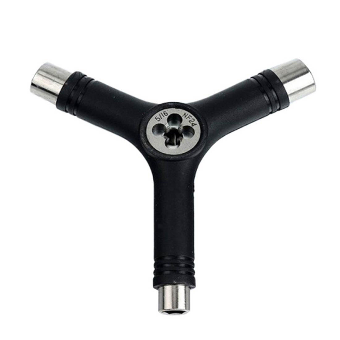 Y-Shaped Skateboard Tool For Bearing Repair - Black-1915196523591897089