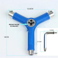 Y-Shaped Skateboard Tool For Bearing Repair - Black-1915196523591897091