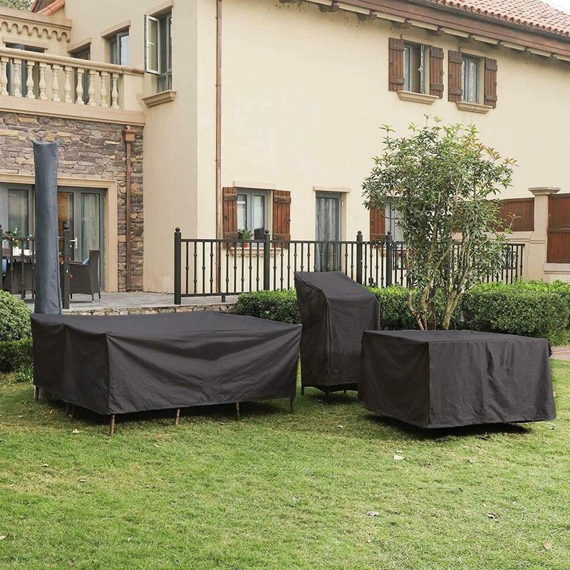 Waterproof Outdoor Furniture Cover For Garden Table And Chairs - 200X160X70Cm-1915196652830986242