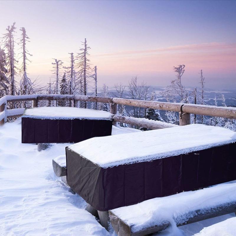 Waterproof Outdoor Furniture Cover For Garden Table And Chairs - 200X160X70Cm-1915196652830986245