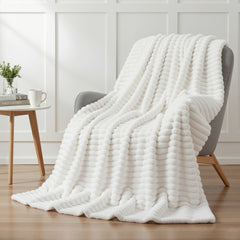 Giselle 152x203cm Throw Blanket Queen Fleece Lightweight Cozy Sofa Couch Bed Throw - Free Delivery
