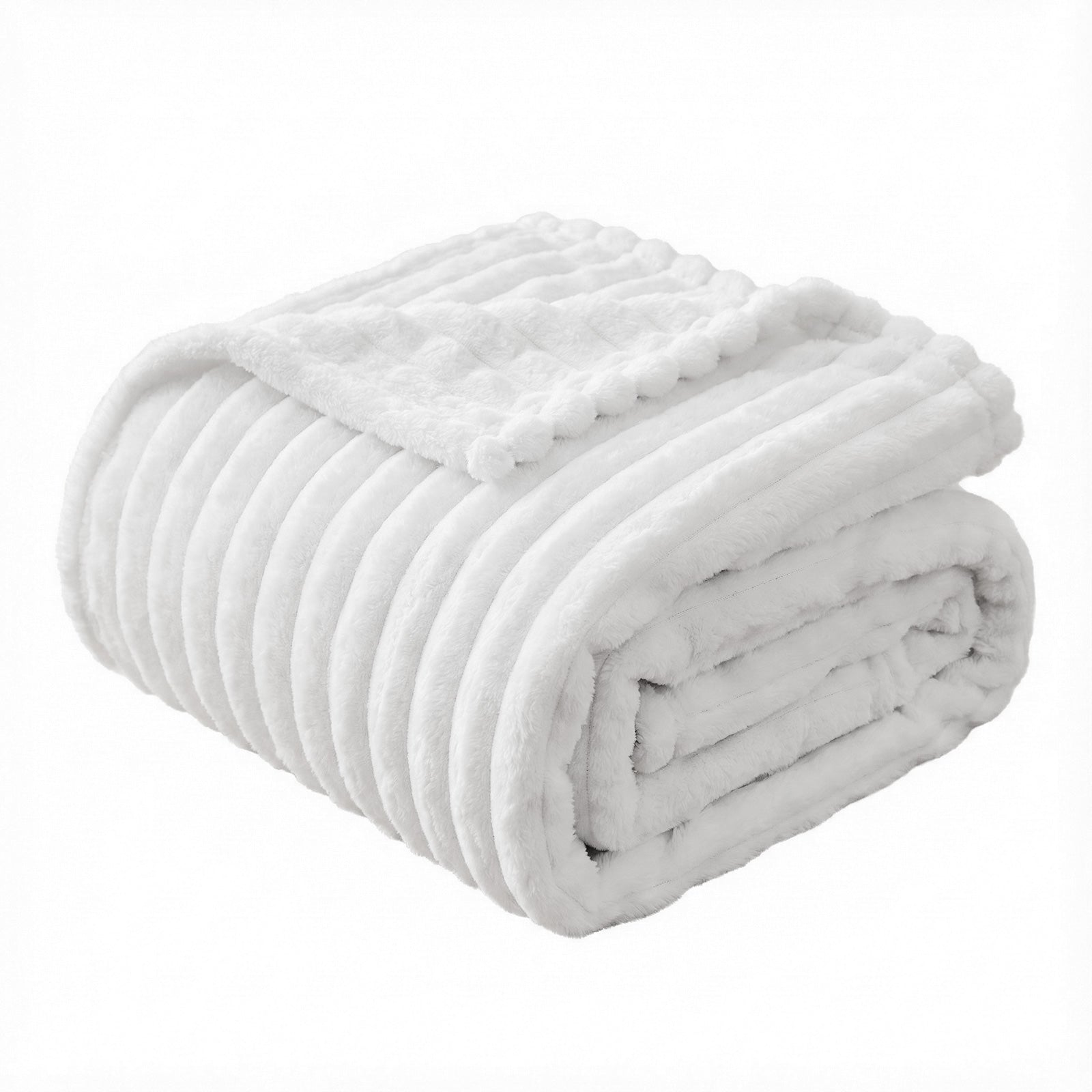 Giselle 203x230cm Throw Blanket Fleece Soft Lightweight Cozy Sofa Couch Bed Throw - Free Delivery