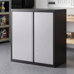 Giantz Steel Tool Cabinet Wall Mount Adjustable Shelf Garage Storage Lockable