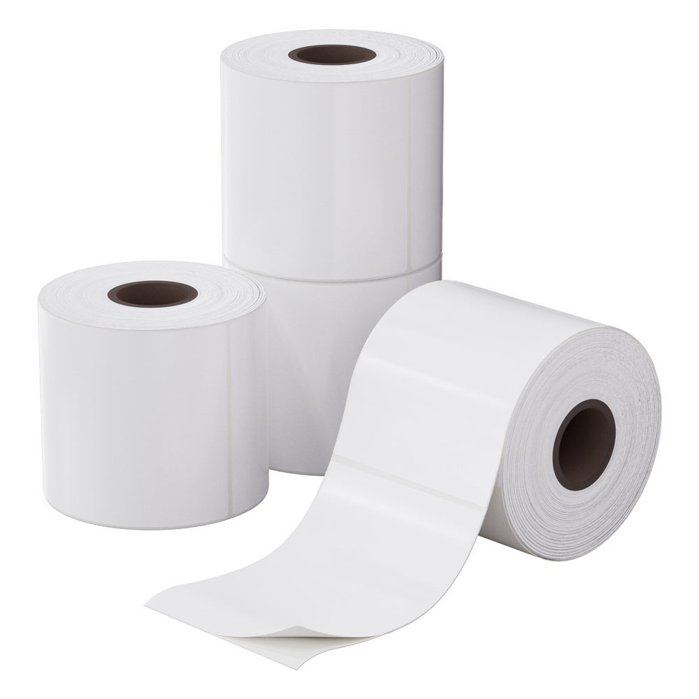 4 Rolls Direct Thermal Labels Paper Printer Paper Barcode Shipping Stickers