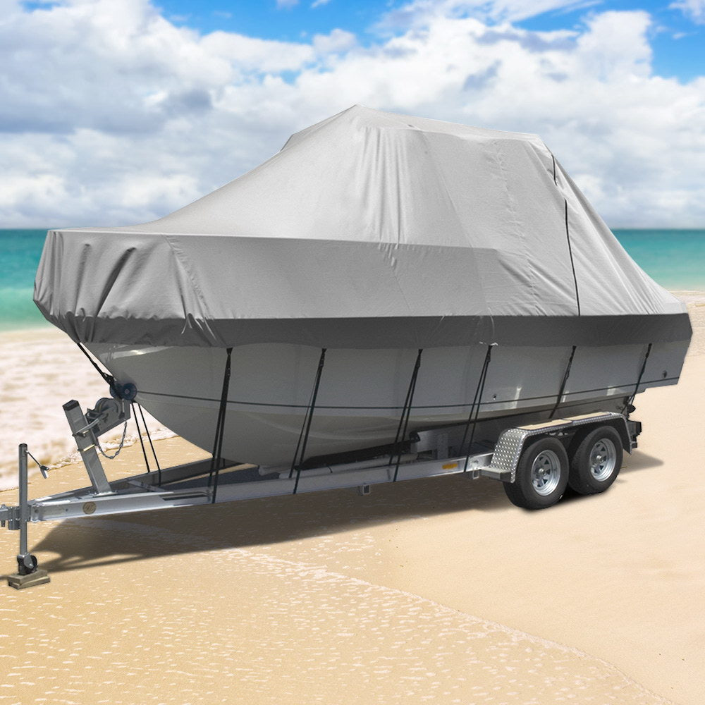 Seamanship Boat Cover 17-19ft Trailerable Marine Jumbo 600D Grade Heavy Duty