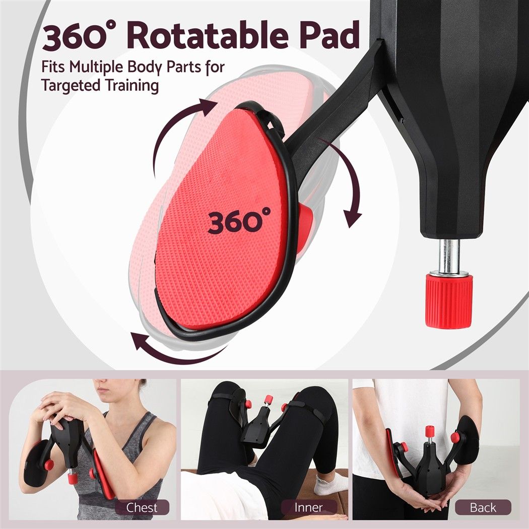 Everfit Pelvic Floor Exerciser Inner Thigh Kegel Trainer 35KG 360 Adjustable Men