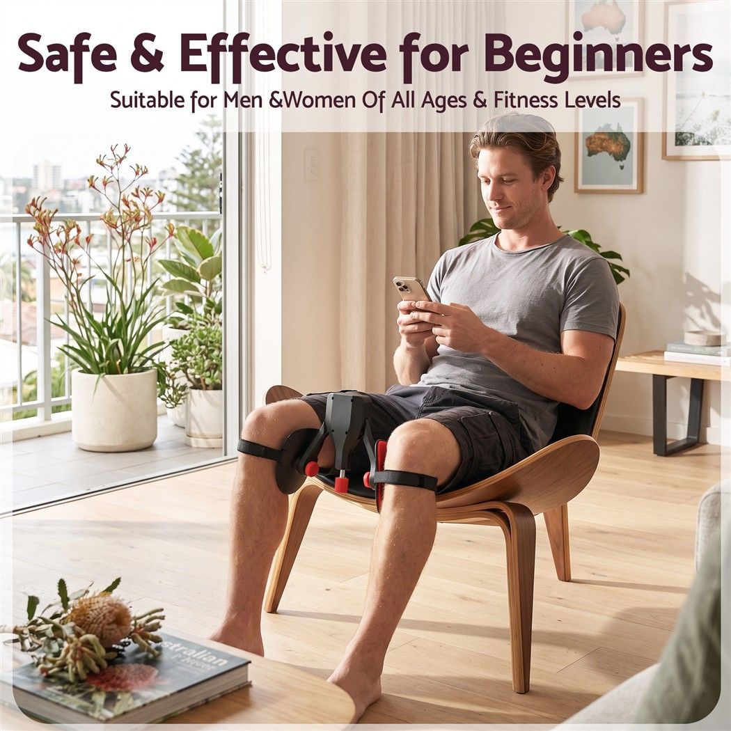 Everfit Pelvic Floor Exerciser Inner Thigh Kegel Trainer 35KG 360 Adjustable Men