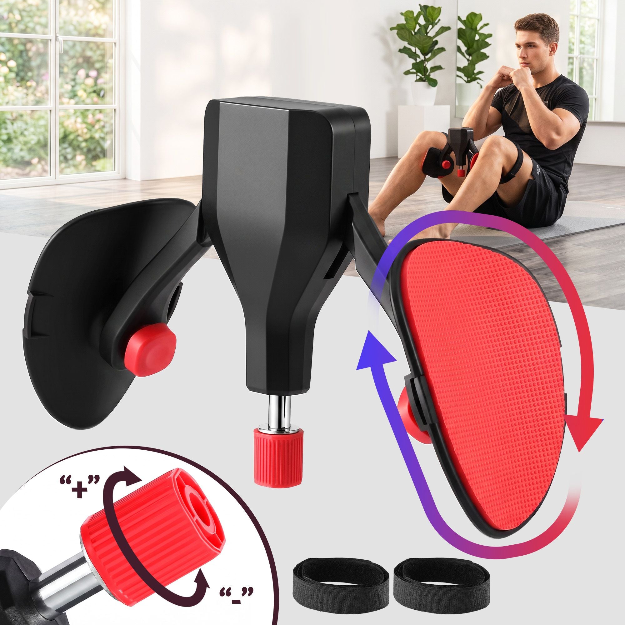 Everfit Pelvic Floor Exerciser Inner Thigh Kegel Trainer 35KG 360 Adjustable Men