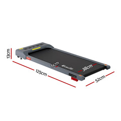 Everfit 3 in 1 Treadmill Electric Walking Pad Incline Under Desk Home Gym 380mm
