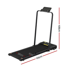 Everfit 2 in 1 Treadmill Electric Walking Pad Under Desk Home Gym Fitness 380mm
