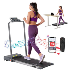 Everfit 2 in 1 Treadmill Electric Walking Pad Under Desk Home Gym Fitness 380mm