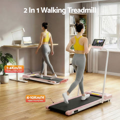 Everfit 2 in 1 Treadmill Electric Walking Pad Under Desk Home Gym Fitness 380mm