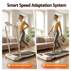Everfit 3 in 1 Walking Pad Treadmill 12% Incline Under Desk Foldable Treadmills