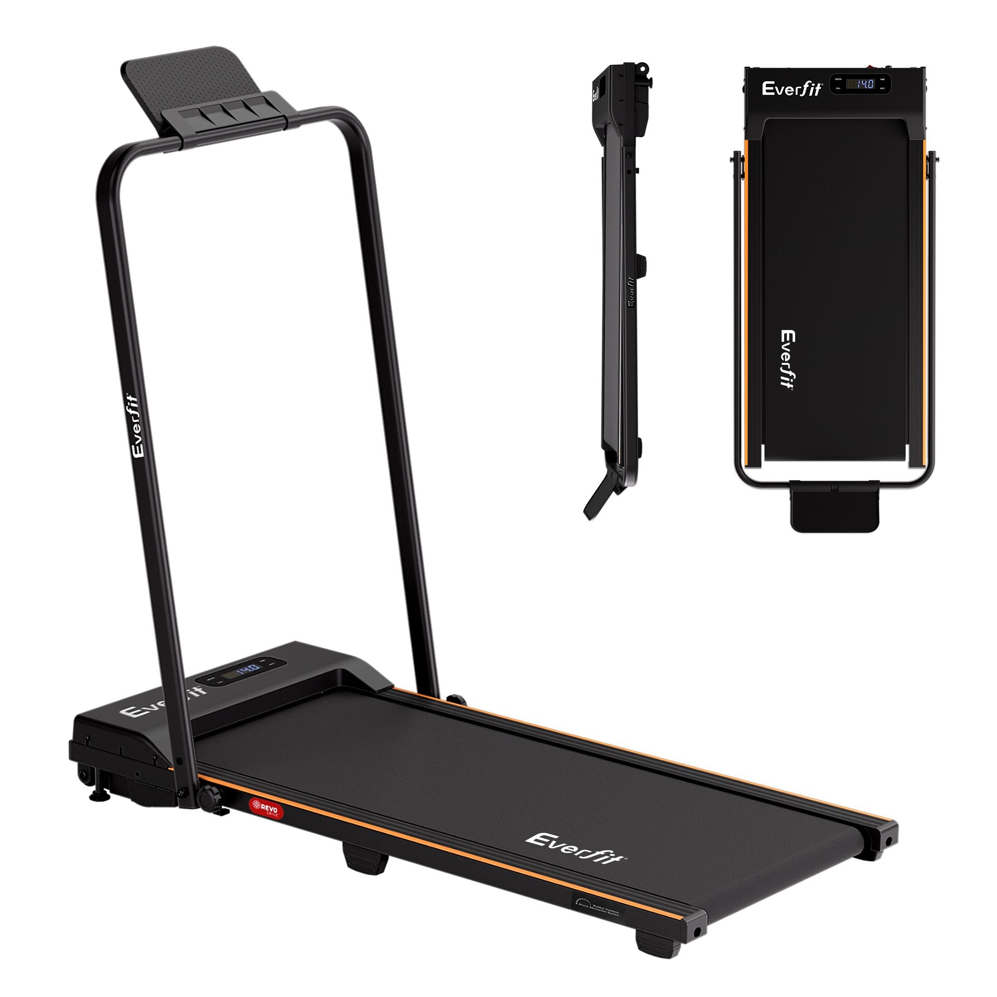 Everfit 3 in 1 Walking Pad Treadmill 12% Incline Foldable Under Desk Treadmills