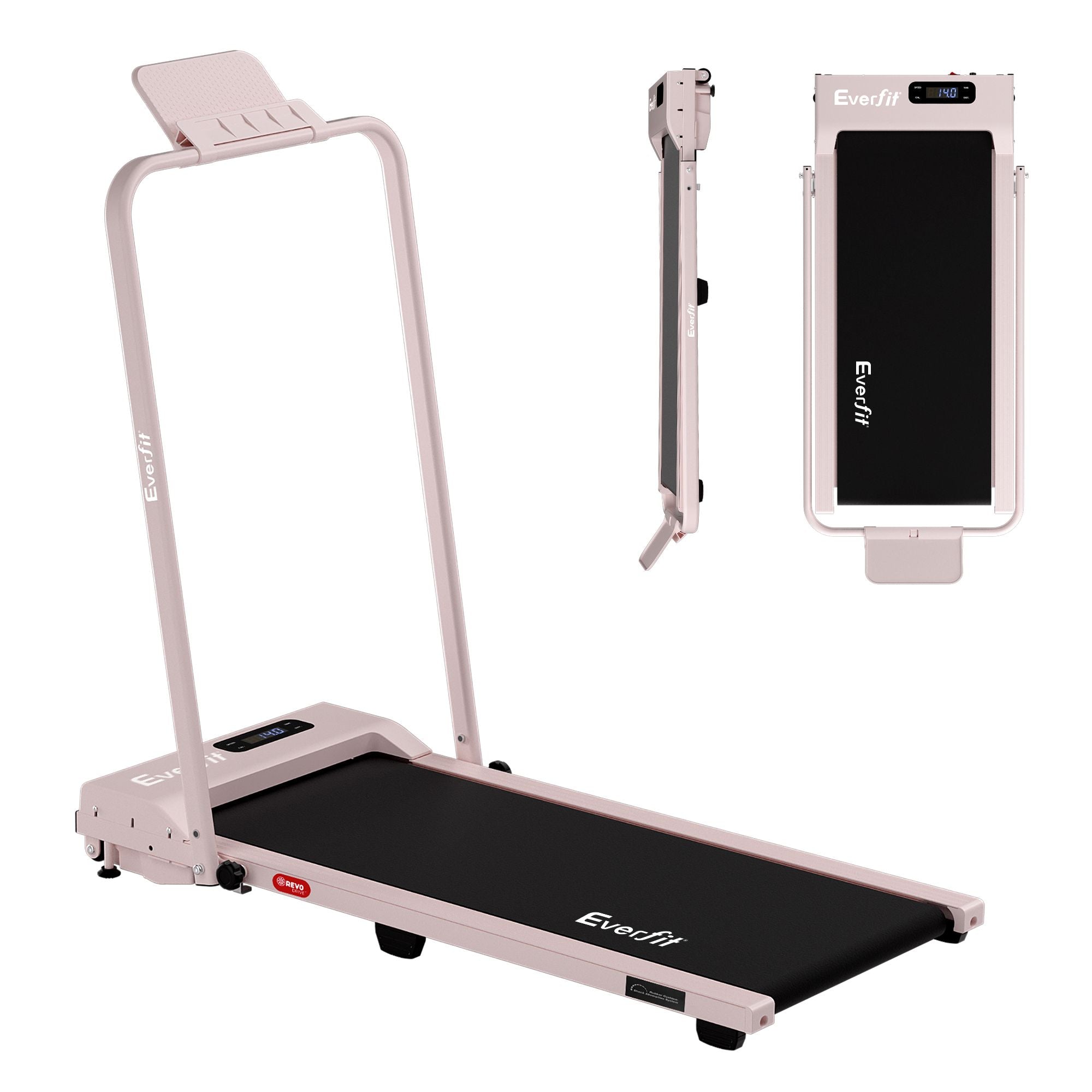 Everfit 3 in 1 Walking Pad Treadmill 12% Incline Foldable Under Desk Treadmills