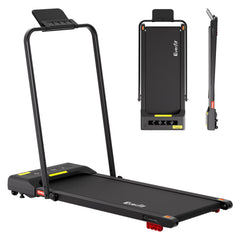 Everfit 3 in 1 Treadmill Electric Walking Pad Under Desk Office Home Gym Incline