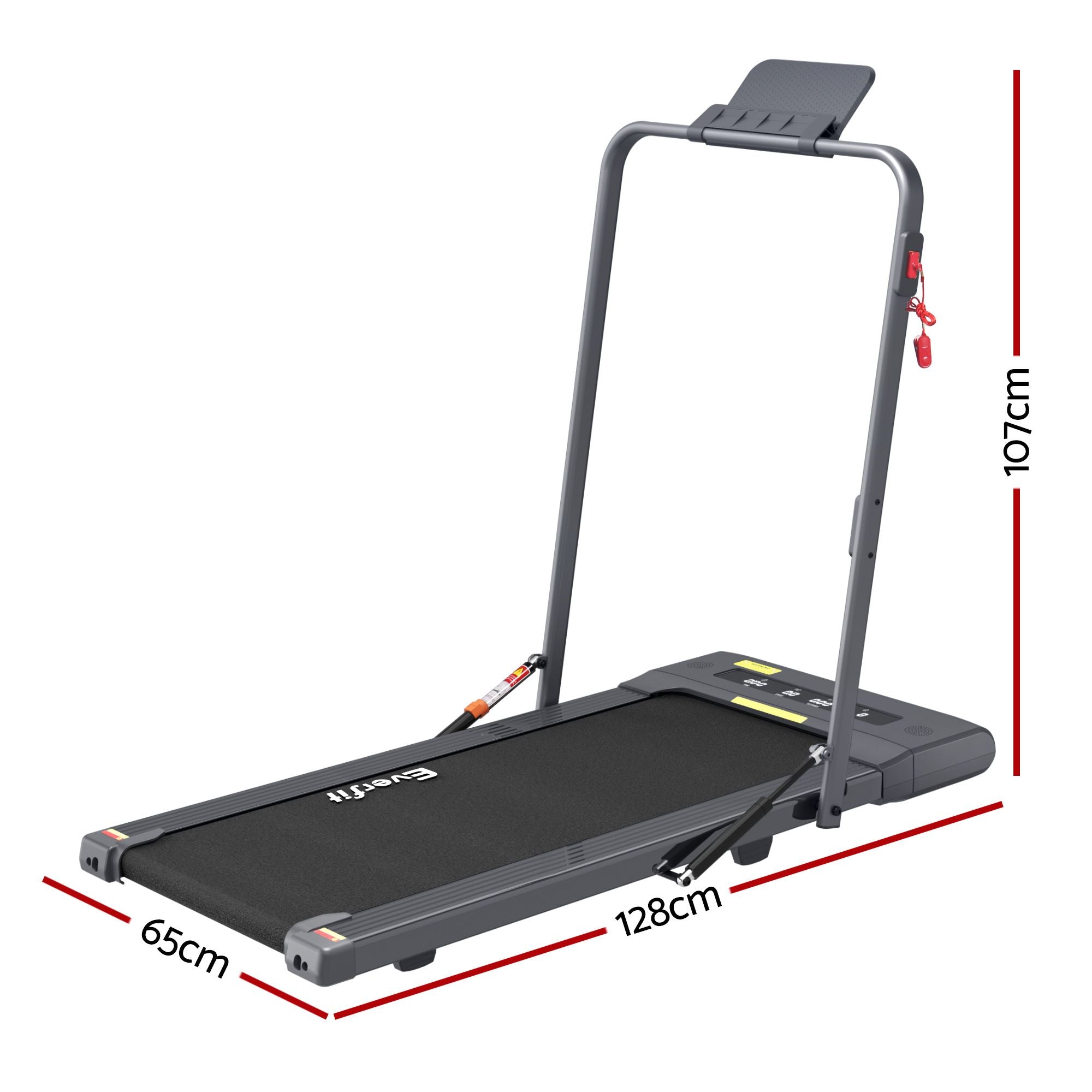 Everfit 2 in 1 Treadmill Electric Walking Pad Under Desk Home Gym Fitness 400mm