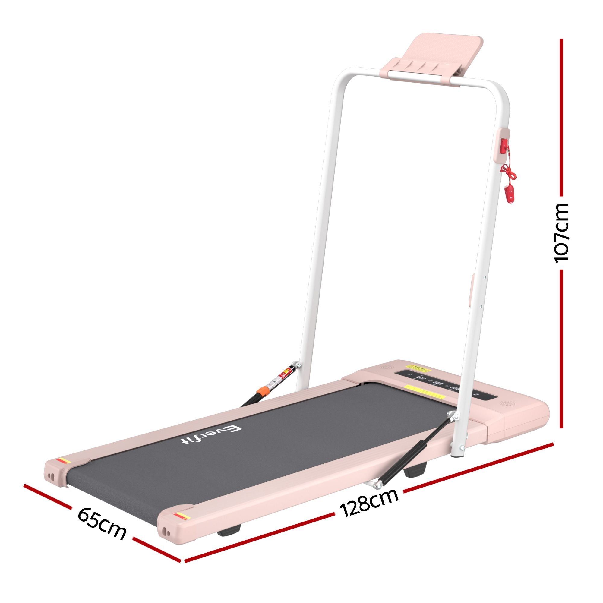 Everfit 2 in 1 Treadmill Electric Walking Pad Under Desk Home Gym Fitness 400mm