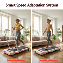Everfit 2 in 1 Treadmill Electric Walking Pad Under Desk Home Gym Fitness 400mm