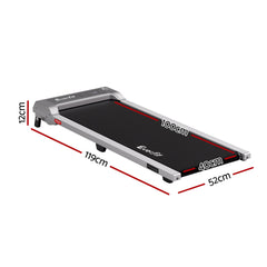 Everfit 3 in 1 Walking Pad Treadmill 12% Incline Under Desk Treadmills for Home