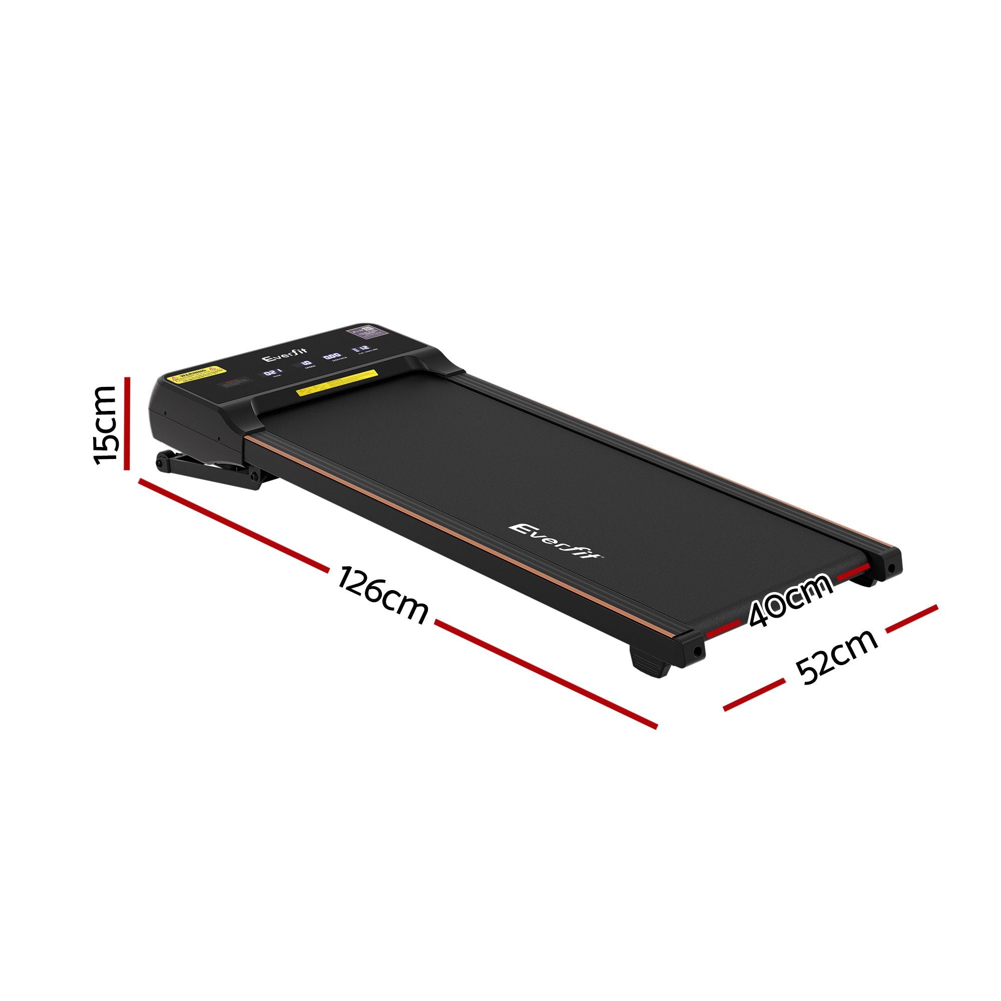 Everfit 3 in 1 Walking Pad Treadmill 20% Auto Incline Under Desk Treadmills for