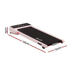 Everfit 3 in 1 Walking Pad Treadmill 20% Auto Incline Under Desk Treadmills for