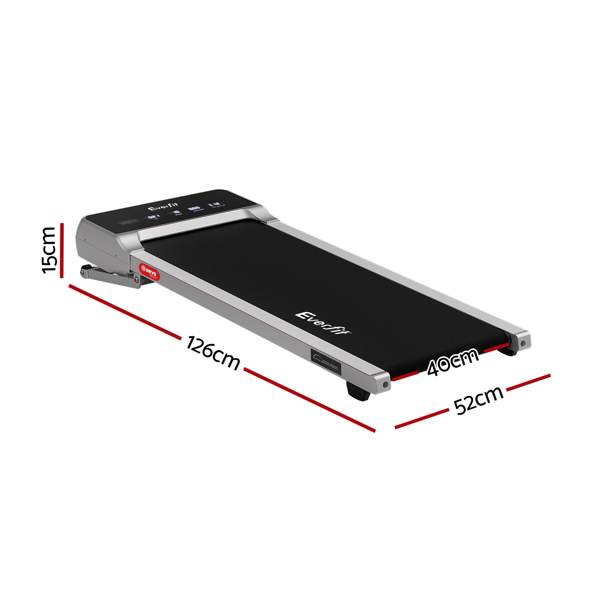 Everfit 3 in 1 Walking Pad Treadmill 20% Auto Incline Under Desk Treadmills for