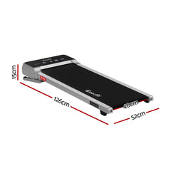 Everfit 3 in 1 Walking Pad Treadmill 20% Auto Incline Under Desk Treadmills for