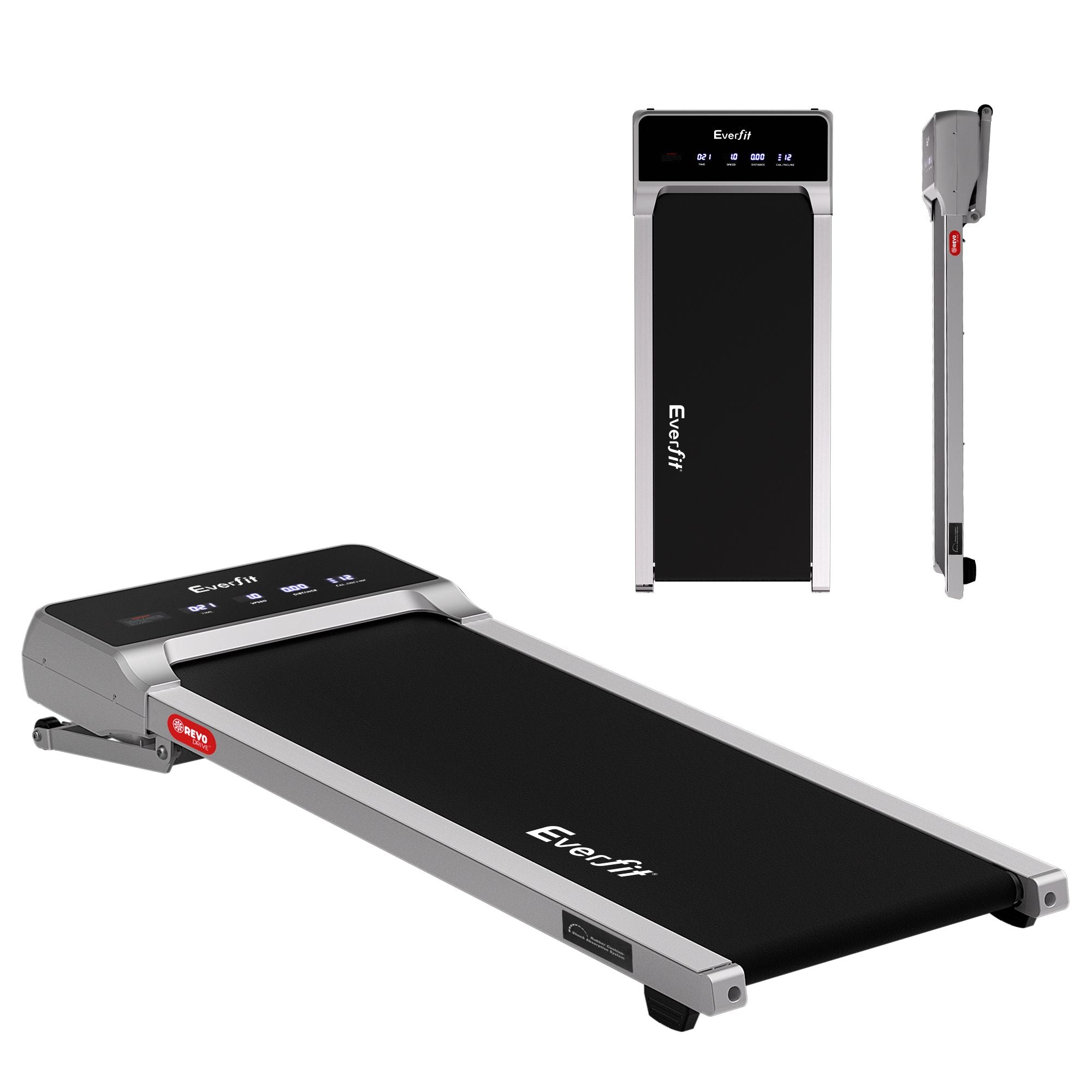 Everfit 3 in 1 Walking Pad Treadmill 20% Auto Incline Under Desk Treadmills for