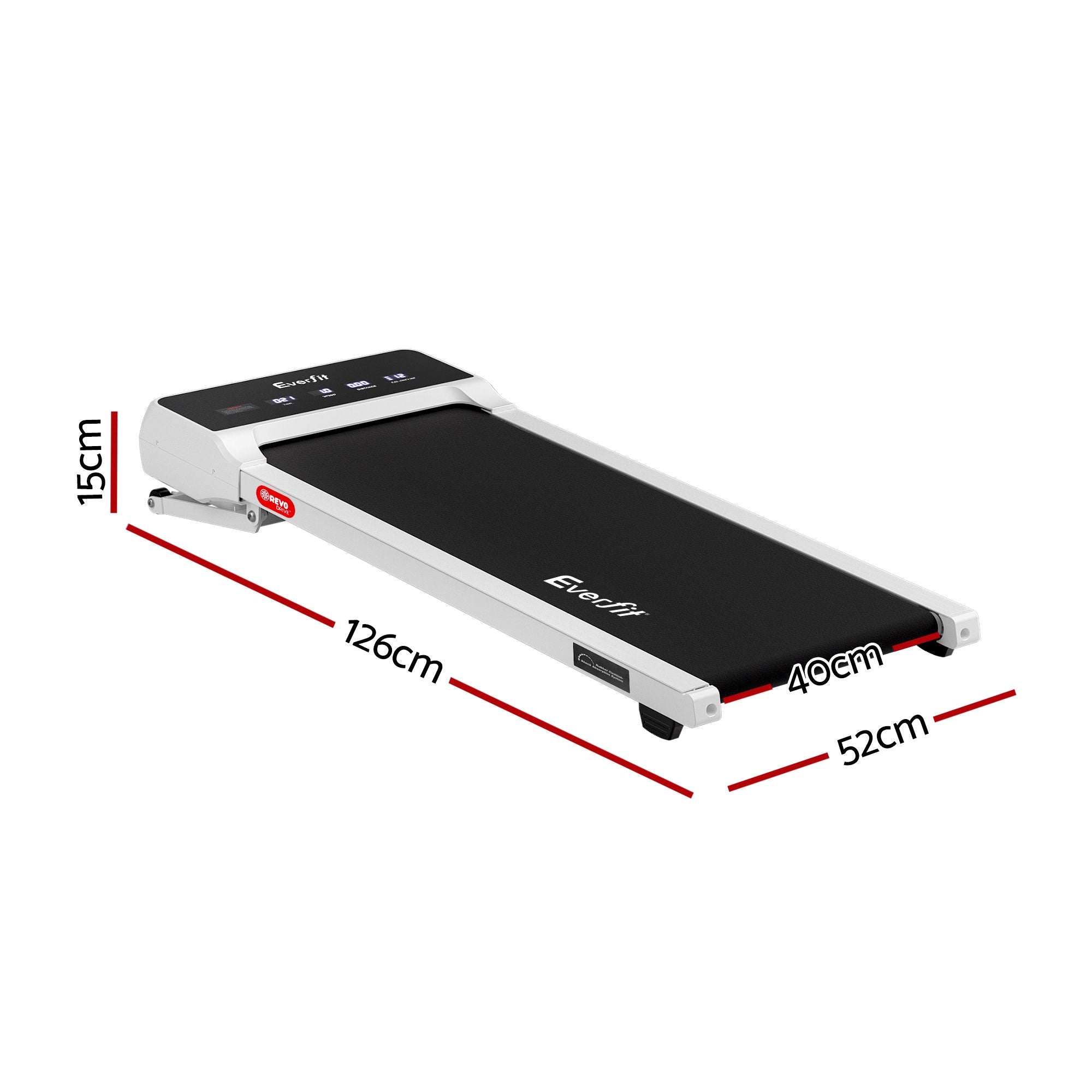 Everfit 3 in 1 Walking Pad Treadmill 20% Auto Incline Under Desk Treadmills for