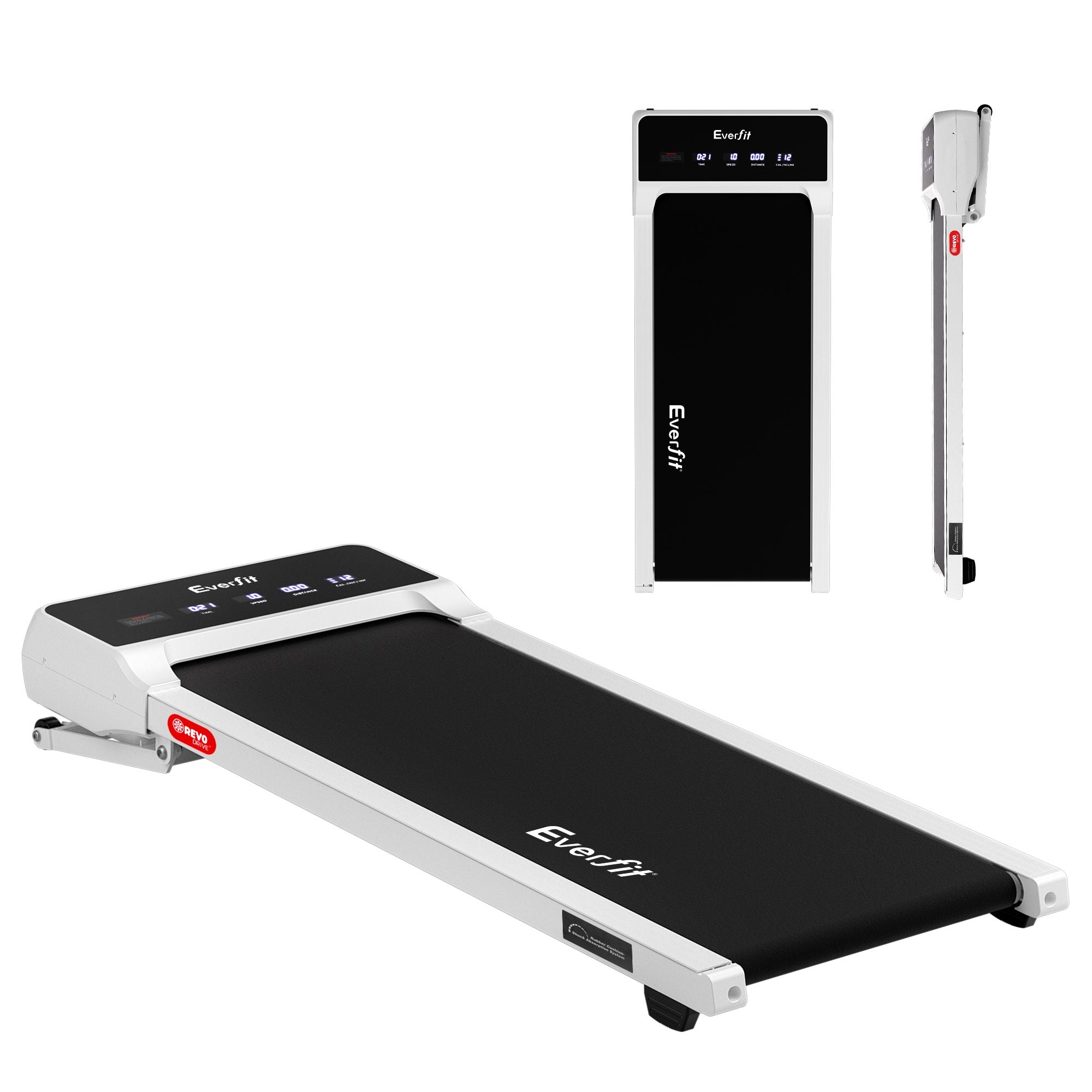 Everfit 3 in 1 Walking Pad Treadmill 20% Auto Incline Under Desk Treadmills for