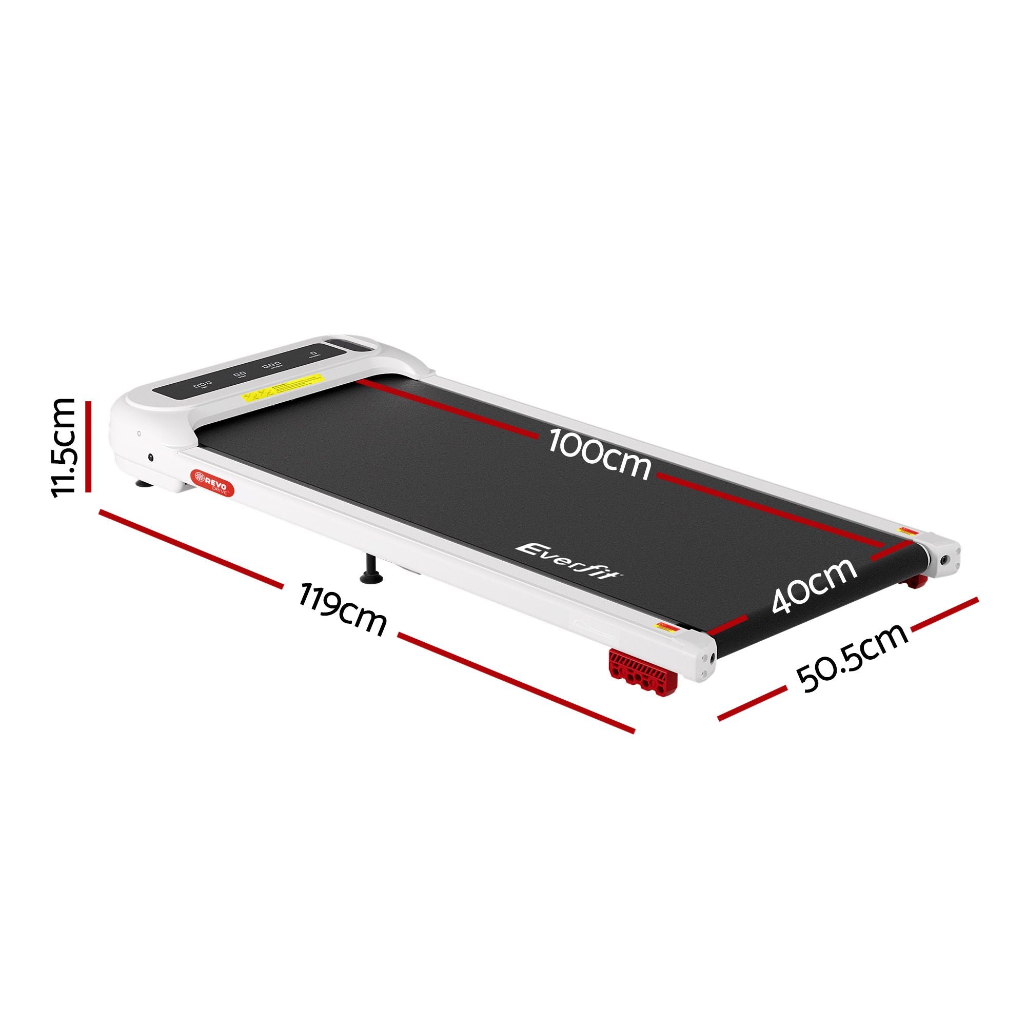 Everfit 3 in 1 Treadmill Electric Walking Pad with Incline Under Desk Home Gym