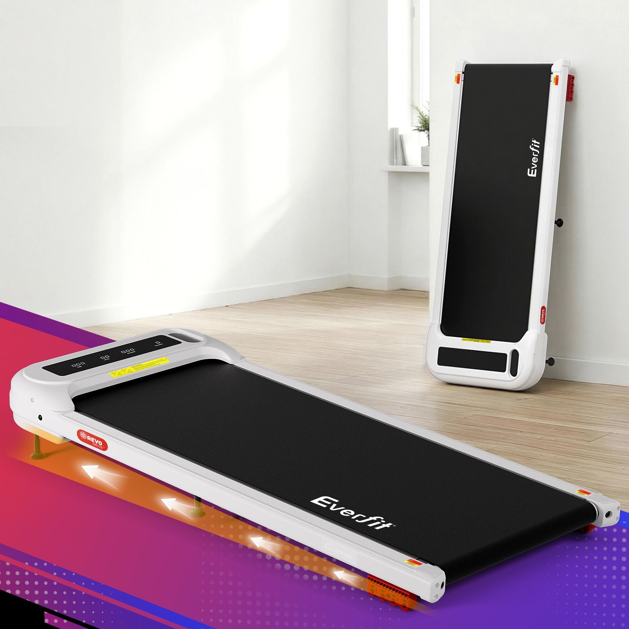 Everfit 3 in 1 Treadmill Electric Walking Pad with Incline Under Desk Home Gym