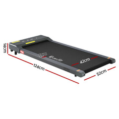 Everfit 2 in 1 Treadmill Electric Walking Pad Under Desk Home Gym Fitness 400mm