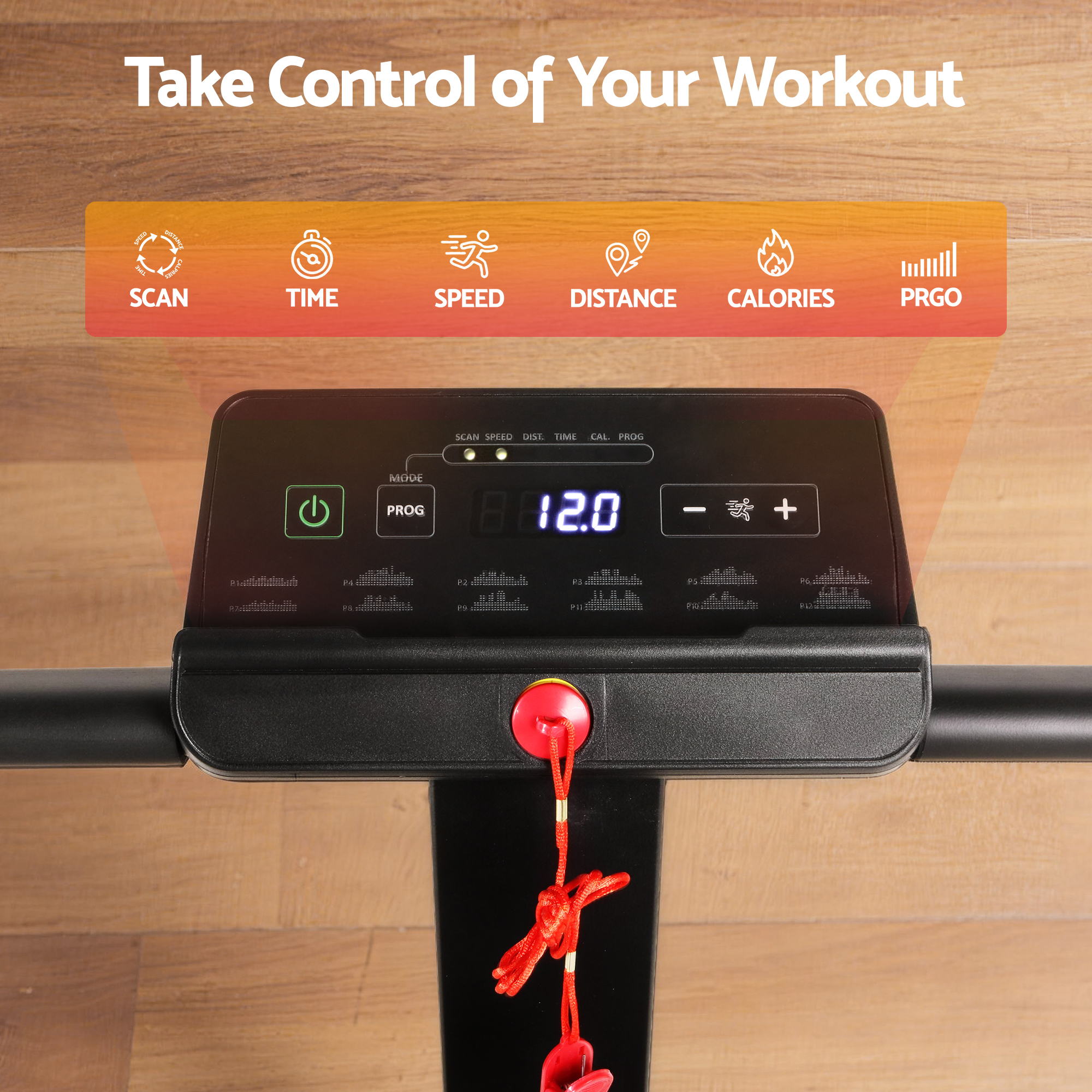 Everfit Walking Pad Treadmill 2 in 1 Foldable for Home Gym 40cm Wide Belt 12