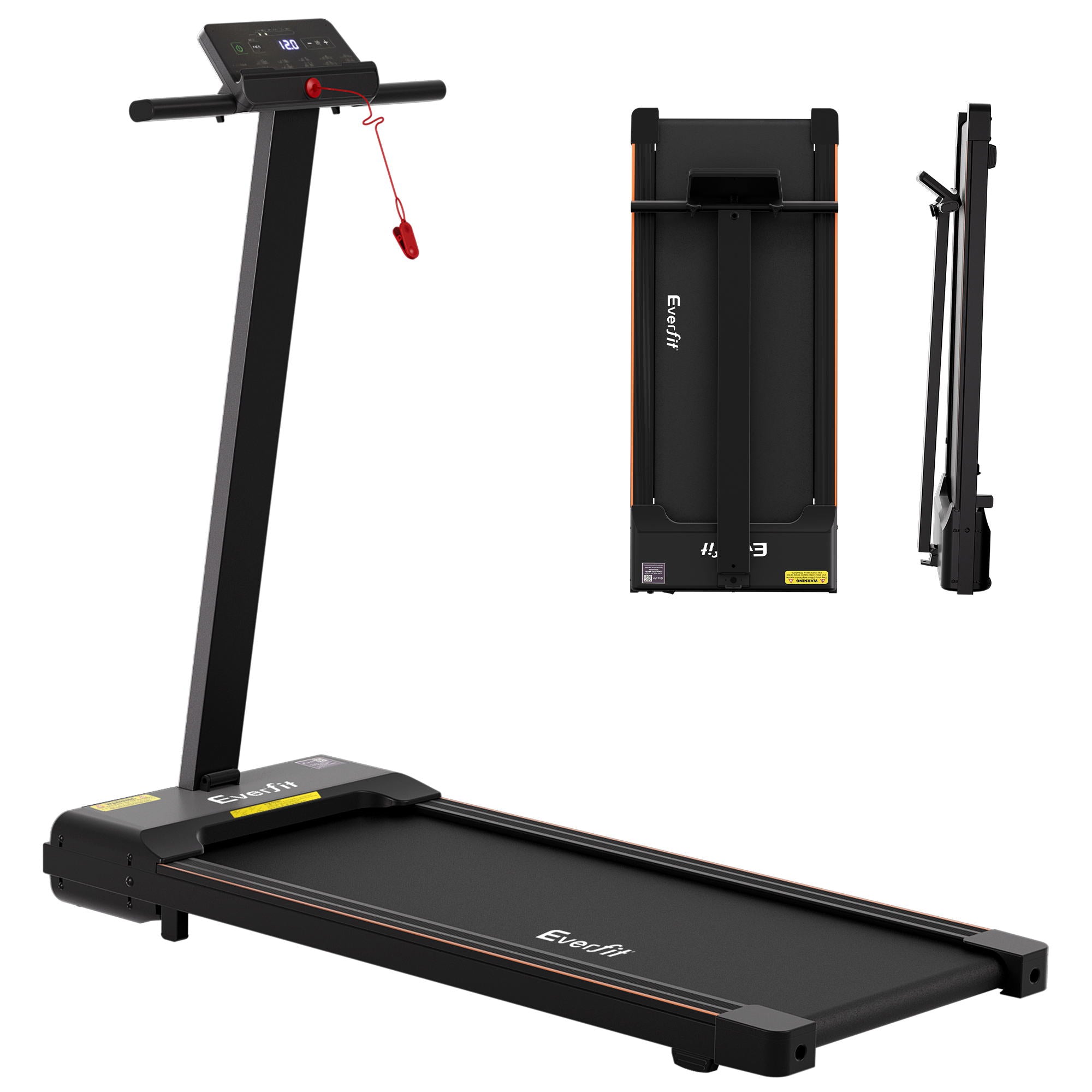 Everfit Walking Pad Treadmill 2 in 1 Foldable for Home Gym 40cm Wide Belt 12