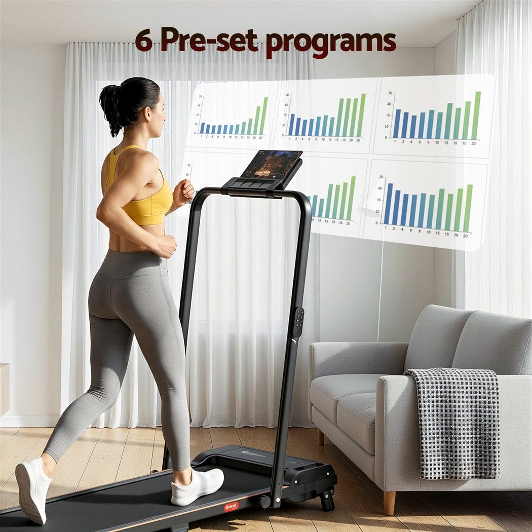 Everfit 3 in 1 Walking Pad Treadmill 12% Incline Foldable Under Desk Treadmills