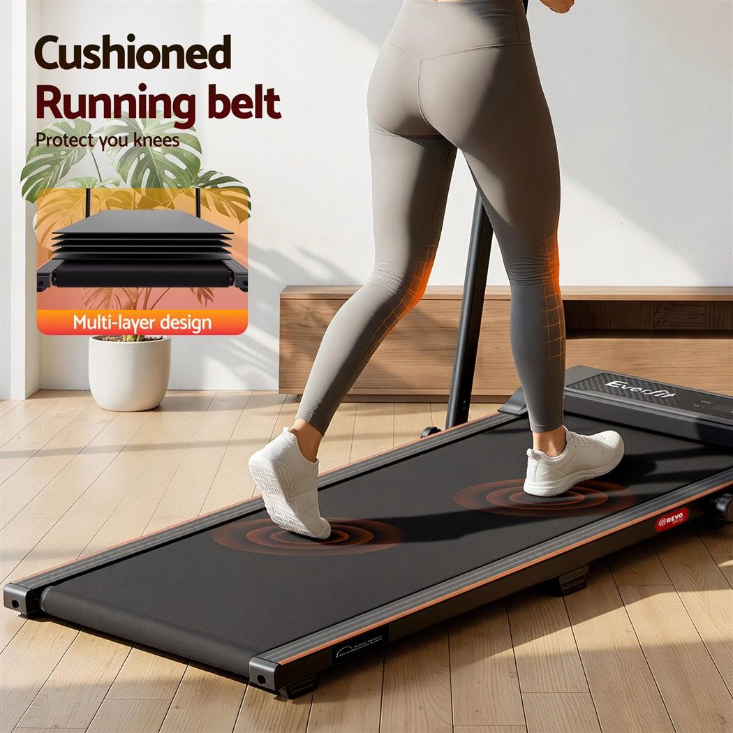 Everfit 3 in 1 Walking Pad Treadmill 12% Incline Foldable Under Desk Treadmills