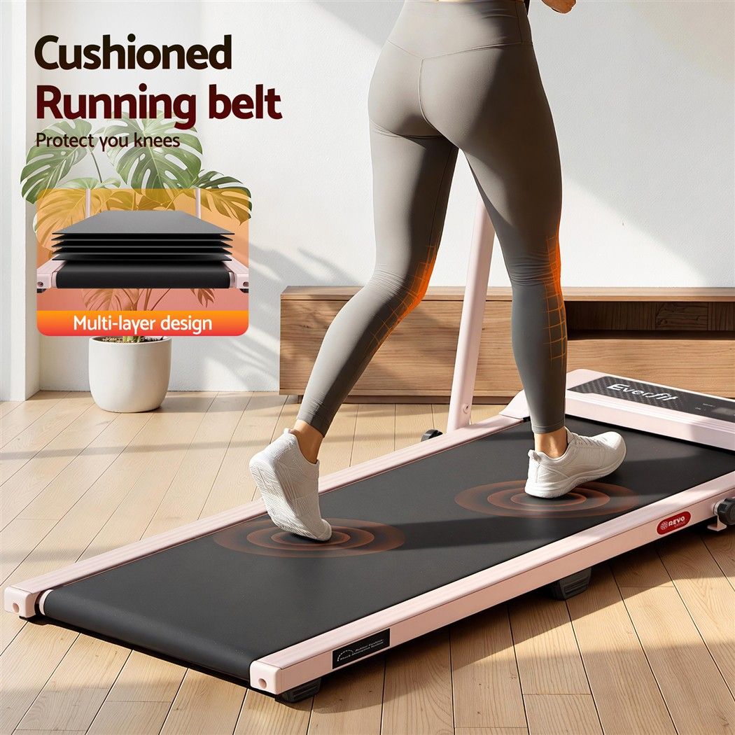 Everfit 3 in 1 Walking Pad Treadmill 12% Incline Foldable Under Desk Treadmills
