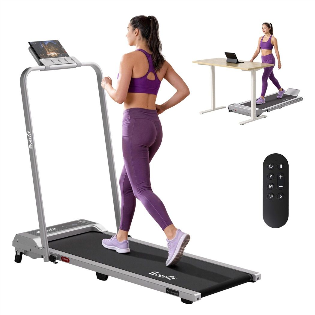 Everfit 3 in 1 Walking Pad Treadmill 12% Incline Foldable Under Desk Treadmills