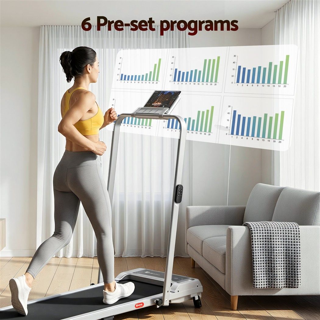 Everfit 3 in 1 Walking Pad Treadmill 12% Incline Foldable Under Desk Treadmills