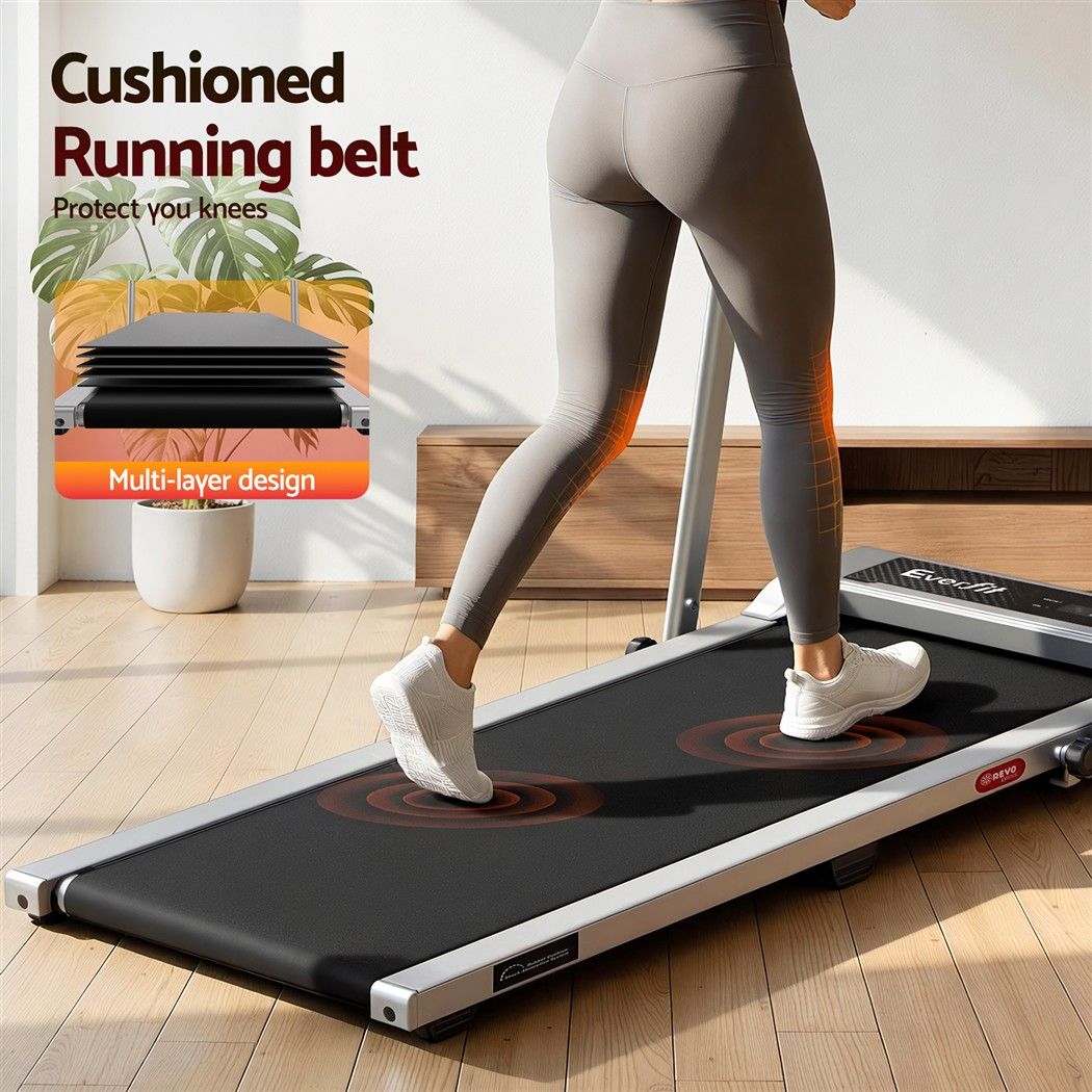 Everfit 3 in 1 Walking Pad Treadmill 12% Incline Foldable Under Desk Treadmills
