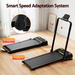 Everfit 3 in 1 Walking Pad Treadmill 20% Auto Incline Under Desk Foldable