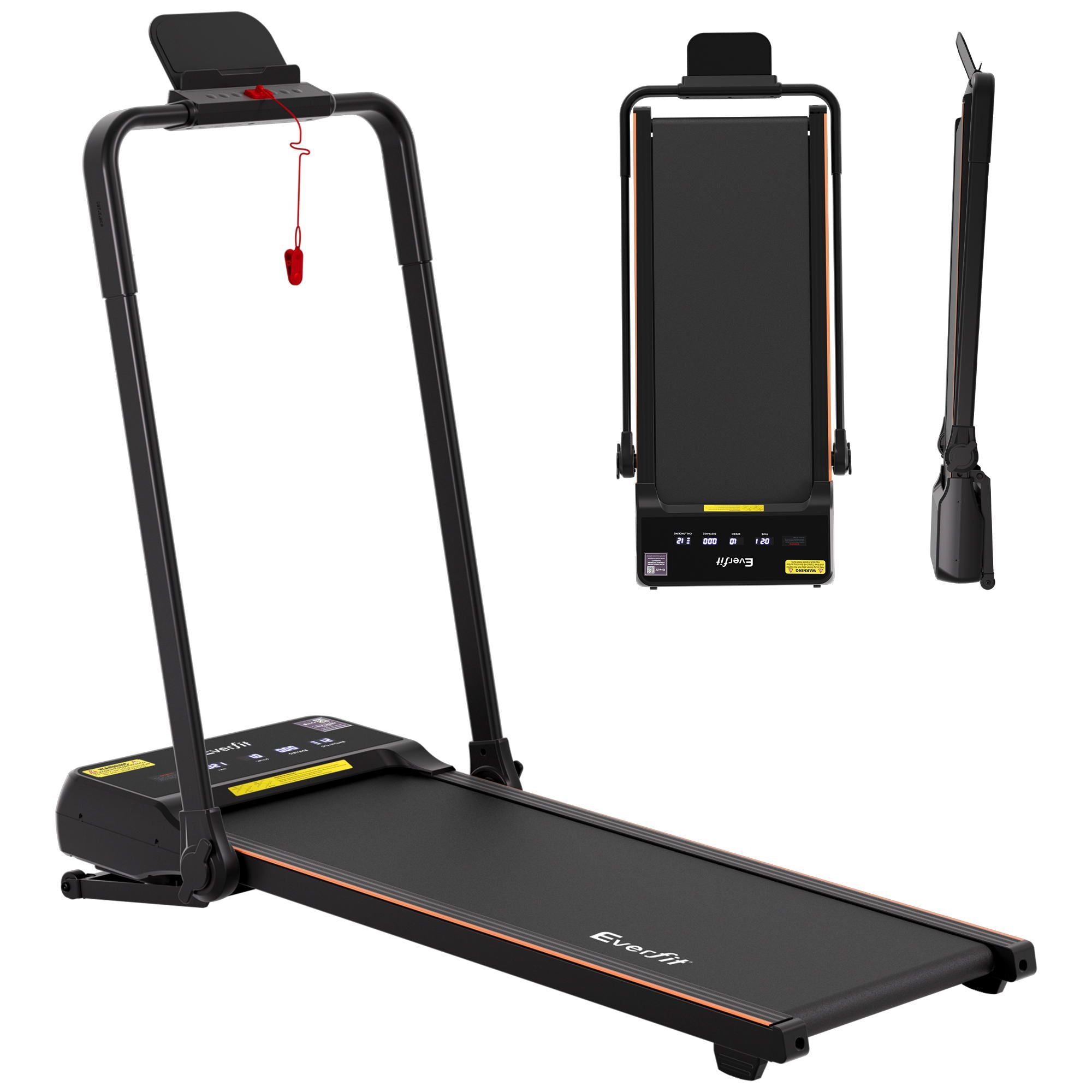 Everfit 3 in 1 Walking Pad Treadmill 20% Auto Incline Under Desk Foldable