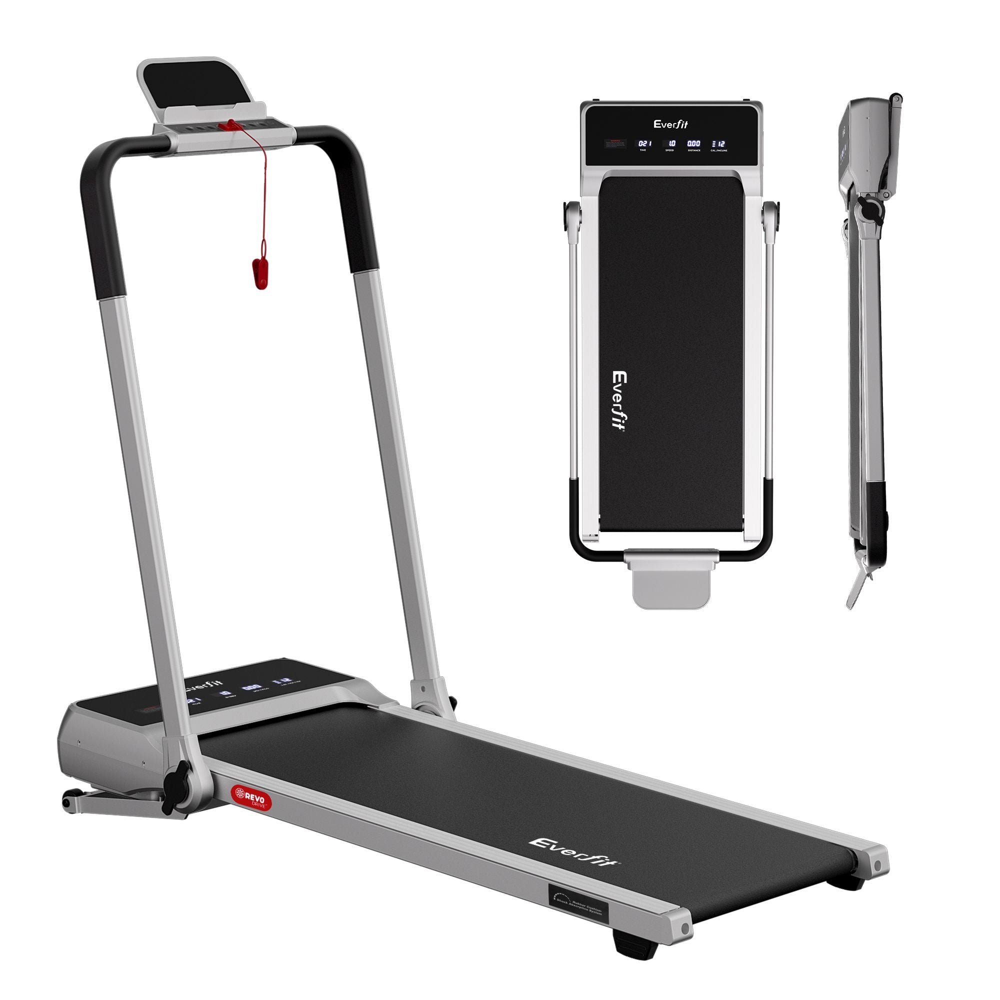 Everfit 3 in 1 Walking Pad Treadmill 20% Auto Incline Under Desk Foldable