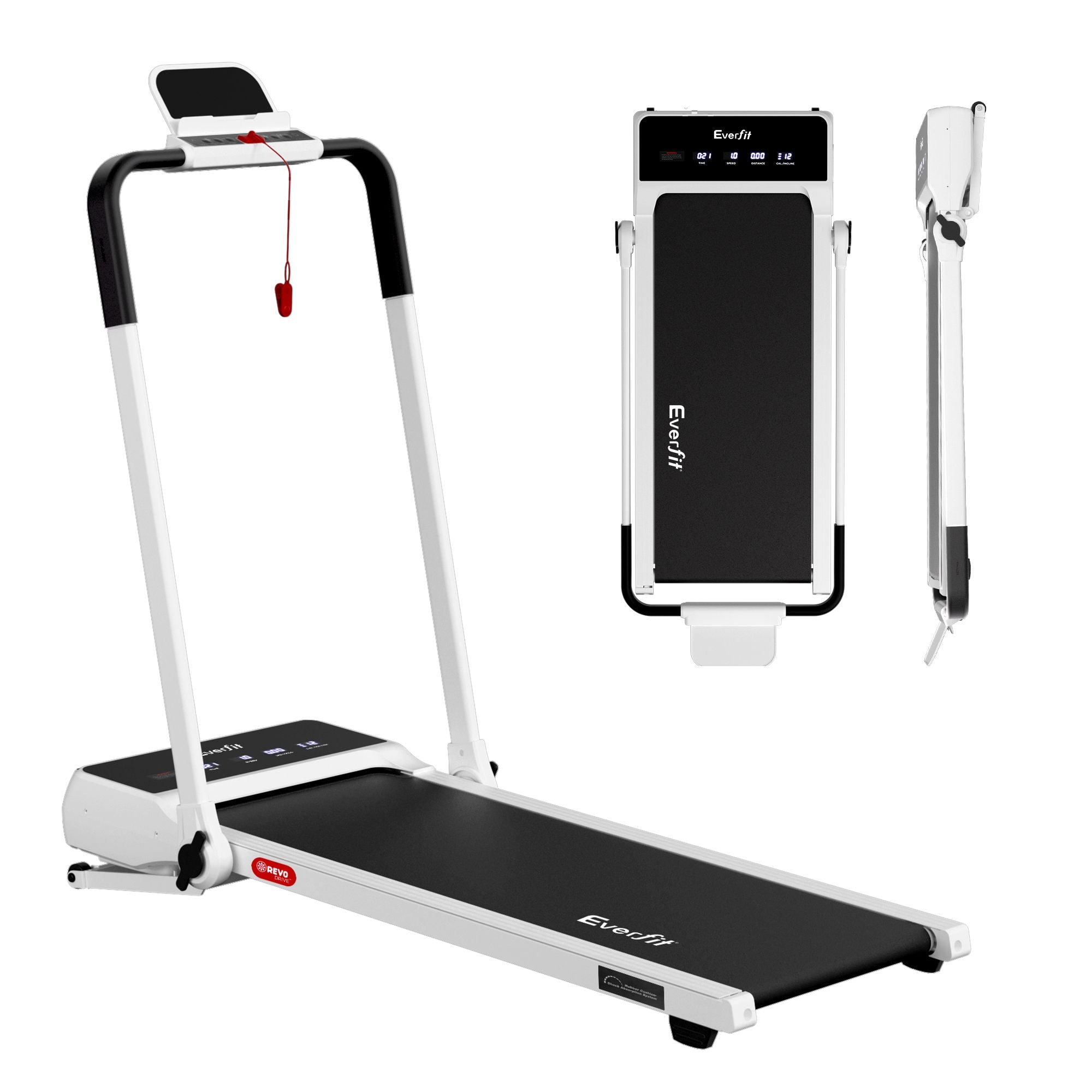 Everfit 3 in 1 Walking Pad Treadmill 20% Auto Incline Under Desk Foldable