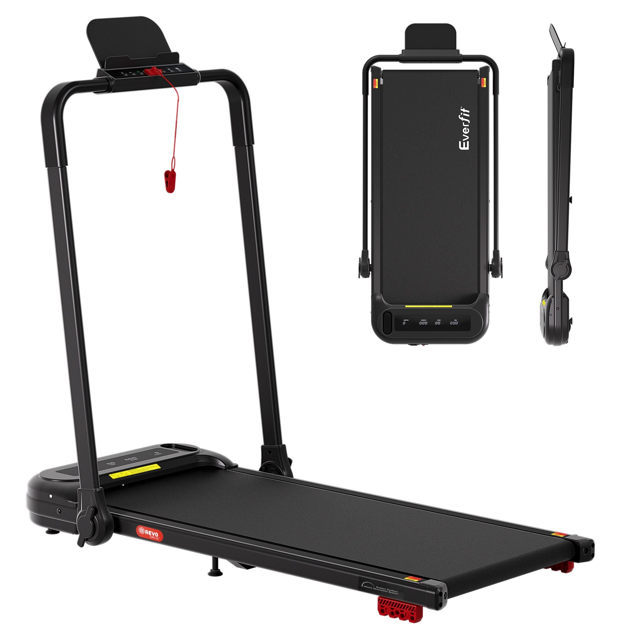 Everfit 3 in1 Treadmill Electric Walking Pad with Incline Foldable for Home Gym