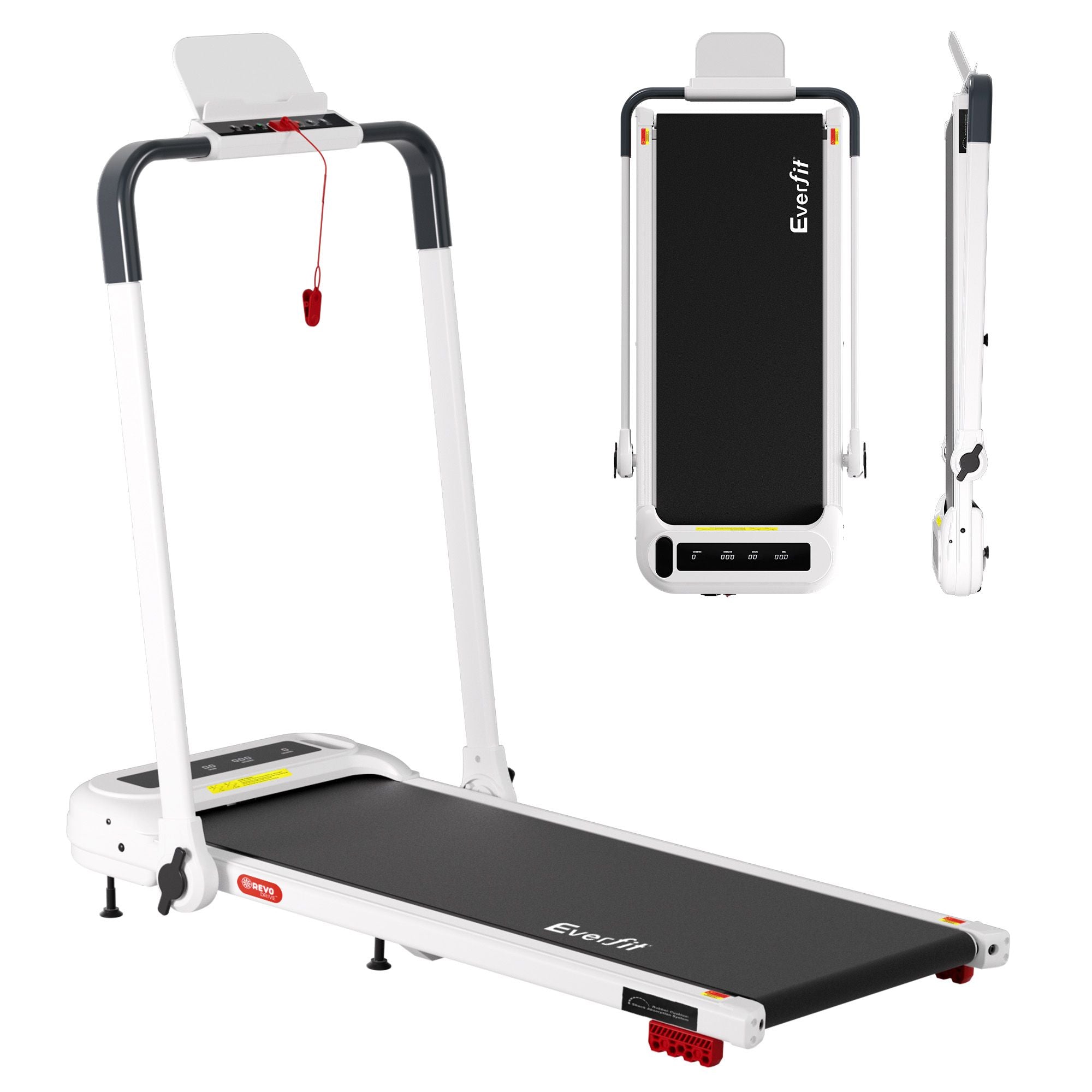 Everfit 3 in 1 Treadmill Electric Walking Pad with Incline Foldable for Home Gym