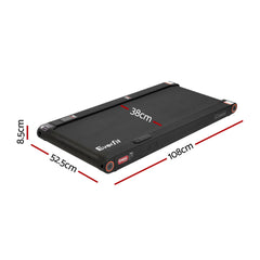 Everfit 4 in 1 Vibration Walking Pad Treadmill Under Desk Treadmills for Home