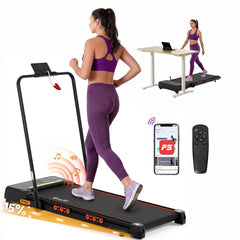 Everfit 3 in 1 Treadmill Electric Walking Pad Auto Incline Foldable for Home Gym